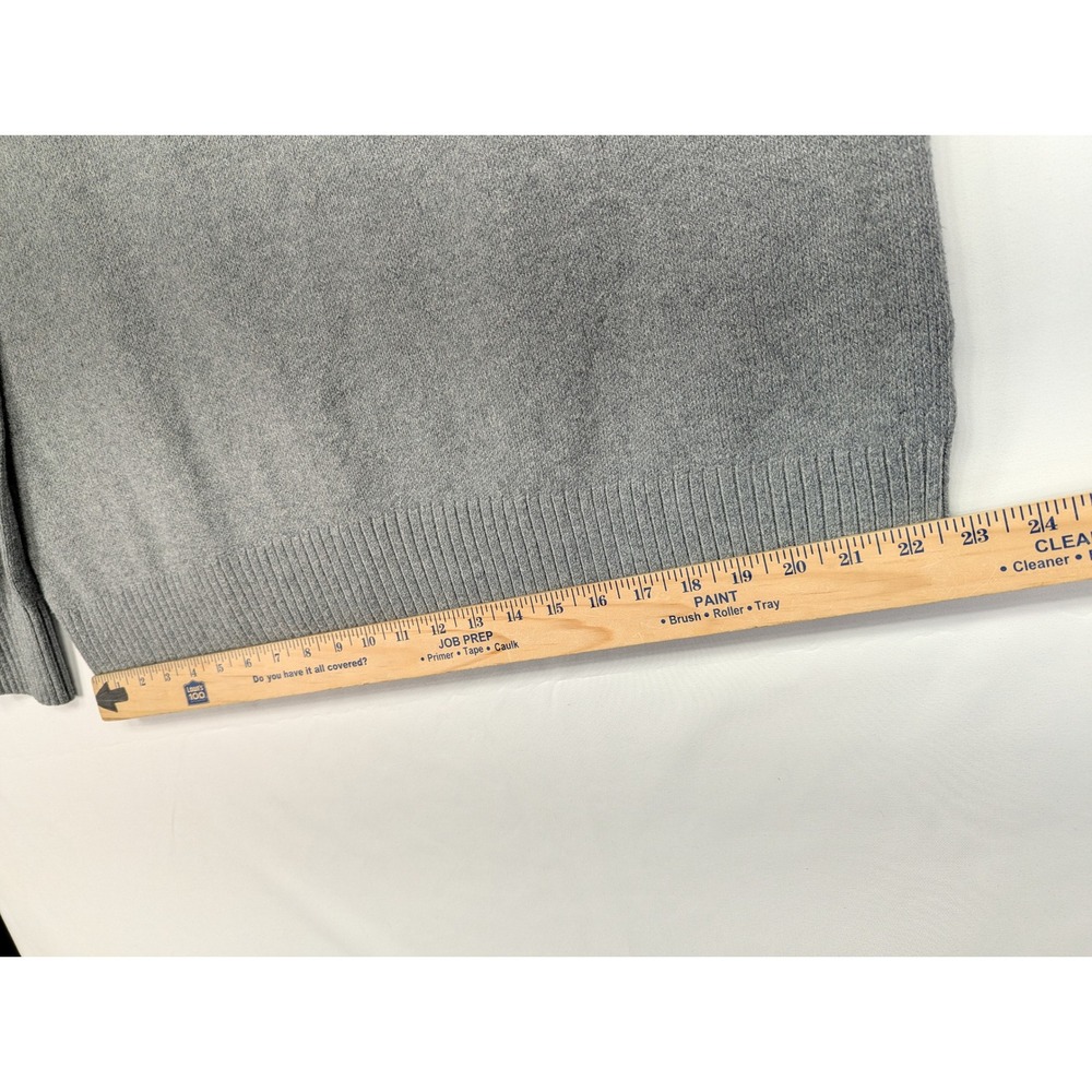 Old Navy Gray Collared Pullover Sweater Oversized… - image 6